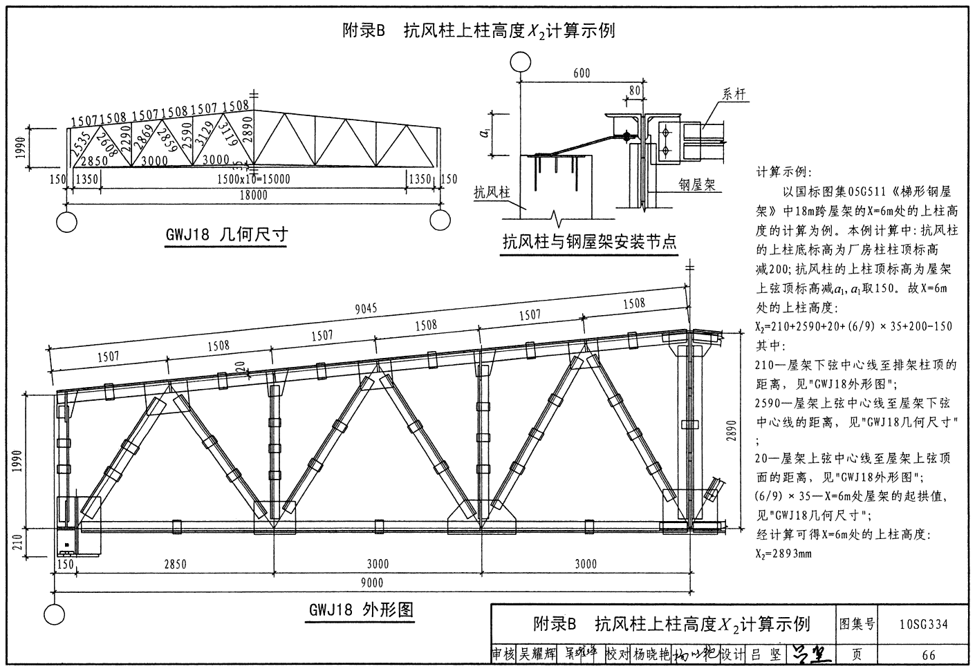 10sg334:钢筋混凝土抗风柱